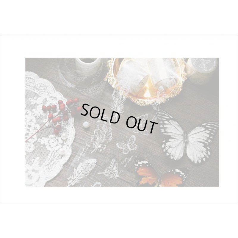 画像7: 芭蕉　透明マステ　PETテープ　はく離式　海外製　クリックポスト不可