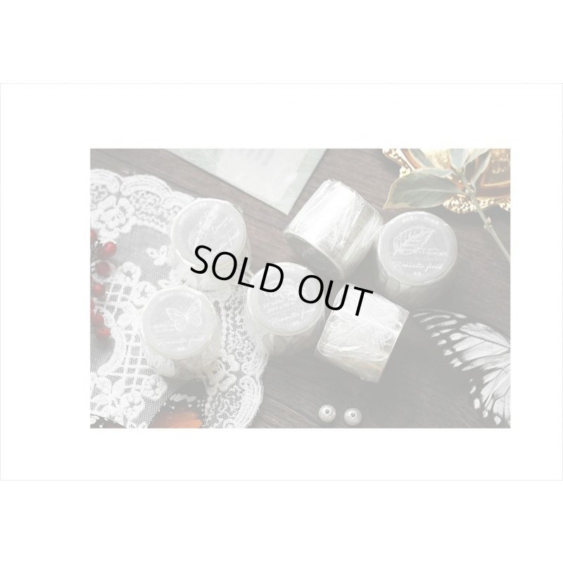 画像15: 芭蕉　透明マステ　PETテープ　はく離式　海外製　クリックポスト不可