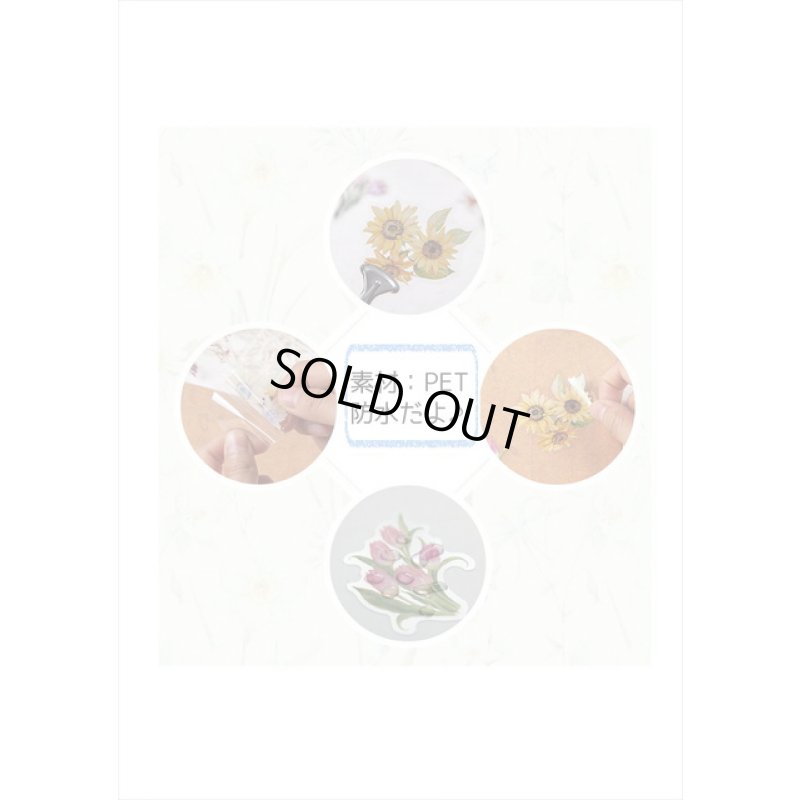 画像5: 持ち手付き＊本物みたい🌸リーフ（葉）＊防水＊透明シール＊30枚＊海外製