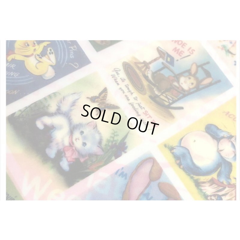 画像6: トレペ柄違いセット！レトロアニマル＊378カット分＊A4×9シート＊オリジナル