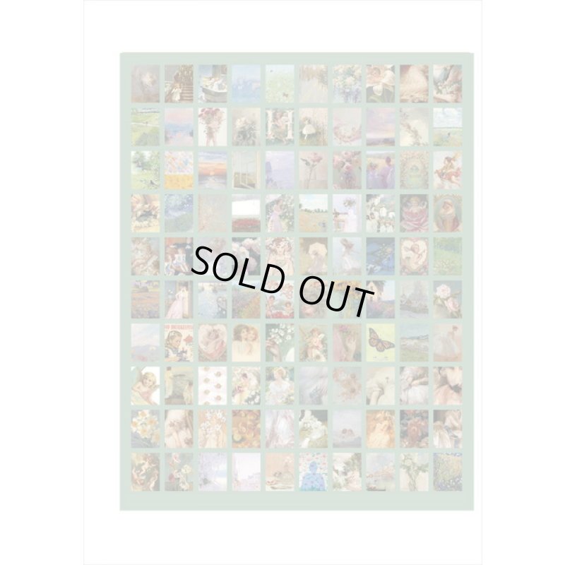 画像4: ミニトレペ♪絵画＊柄違い100枚＊ 海外製