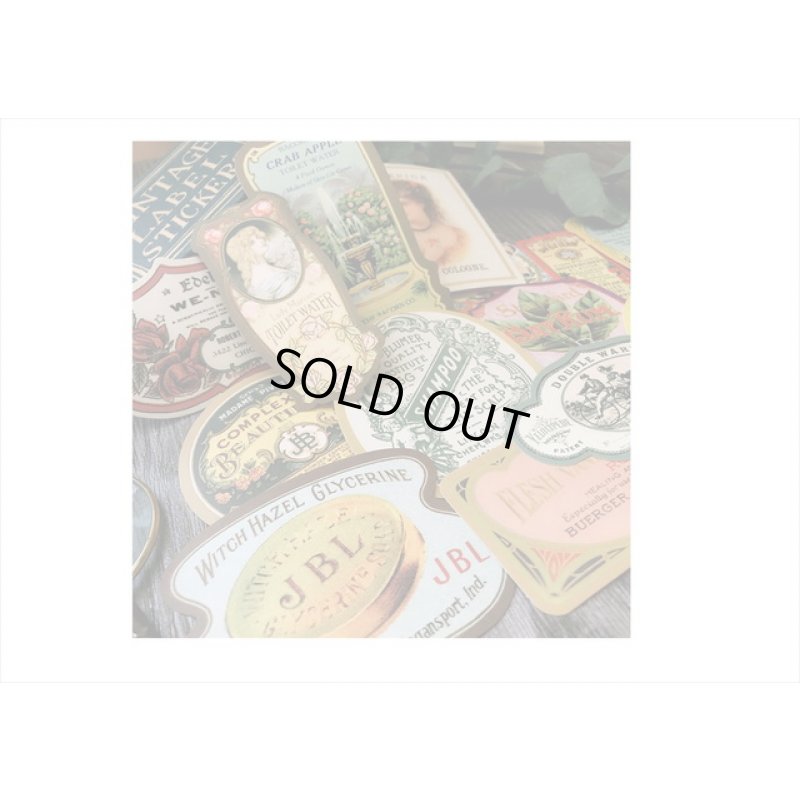 画像4: ヴィンテージ風ラベルシール＊コロン＊12枚＊海外製