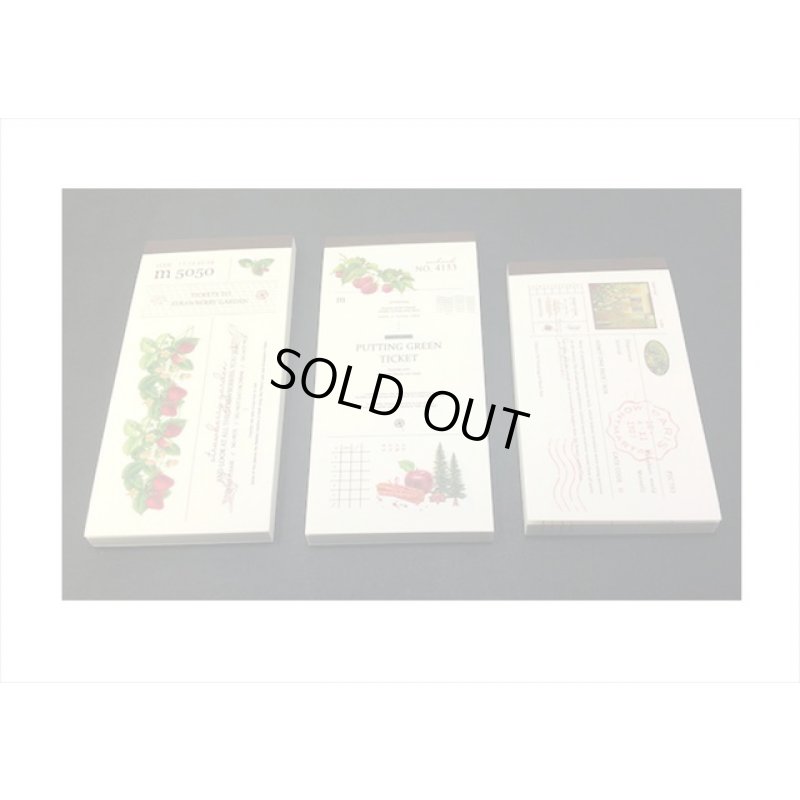 画像7: チケットブック風＊絵画展＊50枚綴り＊海外製