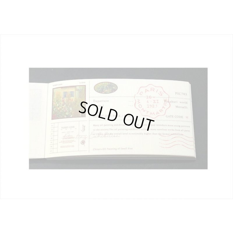 画像6: チケットブック風＊絵画展＊50枚綴り＊海外製