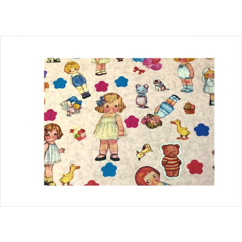 画像3: 純白紙＊着せ替え人形＊コラージュペーパー＊オリジナル