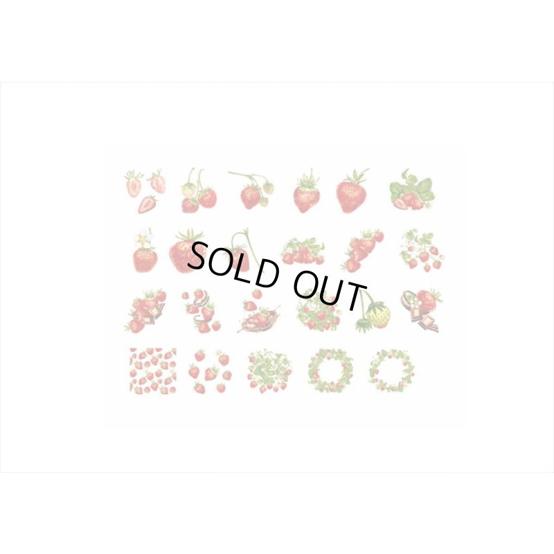 画像11: 苺がいっぱい🍓＊光沢＊フレークシール＊46枚＊箱入り＊海外製