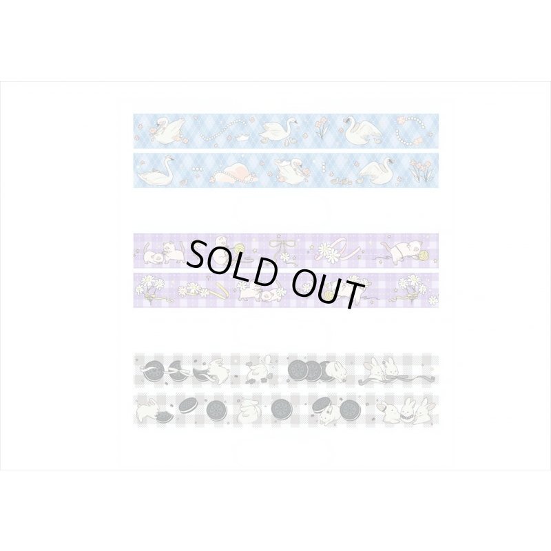 画像4: 可愛い　アニマル　６巻セット　海外マステ