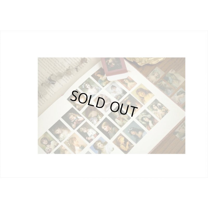 画像7: 油絵の中の少女＊全部柄違い＊フレークシール＊50枚＊箱入り＊海外製