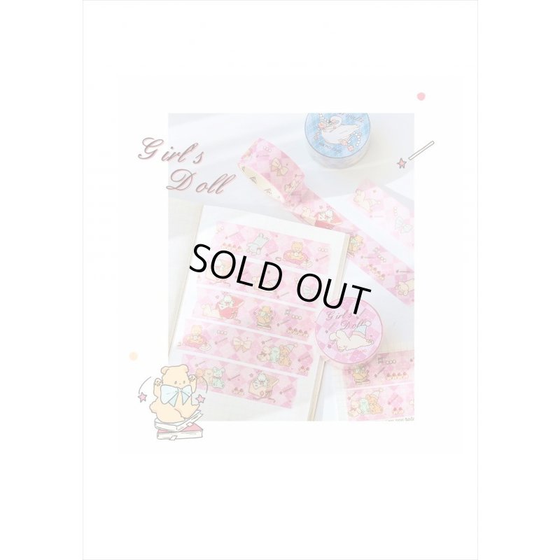 画像9: 可愛い　アニマル　６巻セット　海外マステ