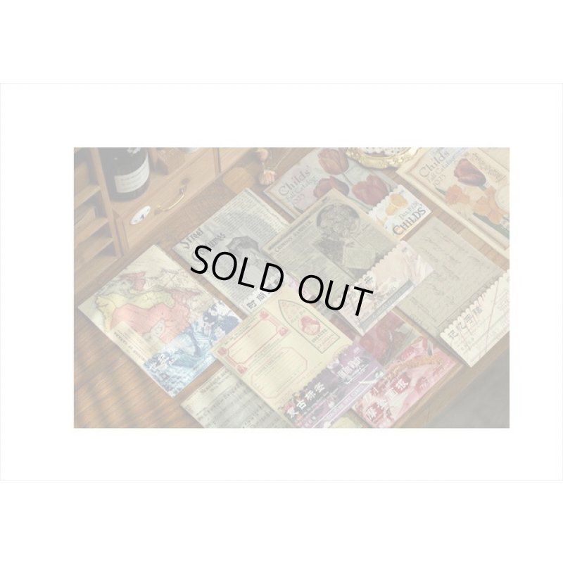 画像10: 豪華な2種のペーパーセット＊ヴィンテージラベル＊20枚＊海外製