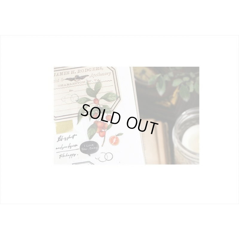 画像10: 3種の果物＊苺＆桃＆ブルーベリー＊防水＊透明シール＊海外製