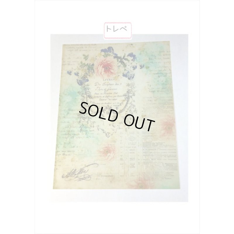 画像7: トレペ入りペーパーセット＊ヴィクトリア風＊柄違い8枚＊海外製