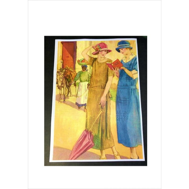 画像8: 美しい女性＊柄違いコラージュペーパー＊8枚セット＊オリジナル