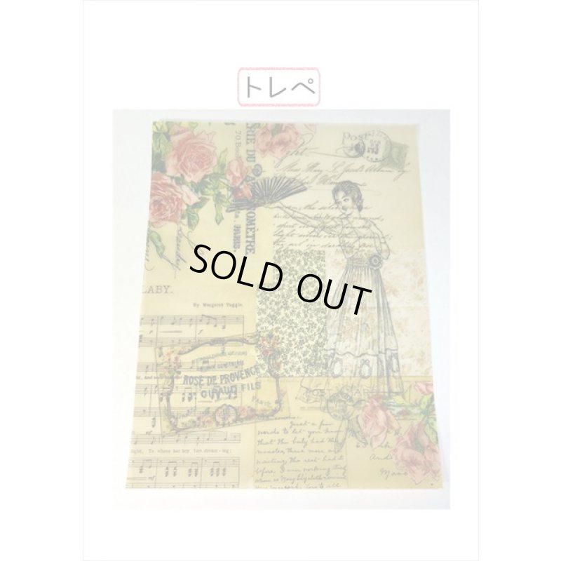 画像8: トレペ入りペーパーセット＊貴婦人＊柄違い8枚＊海外製