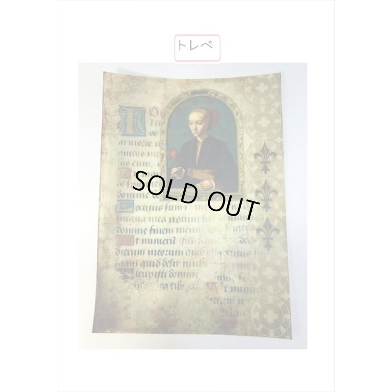 画像8: トレペ入りペーパーセット＊お城とバラ＊柄違い8枚＊海外製