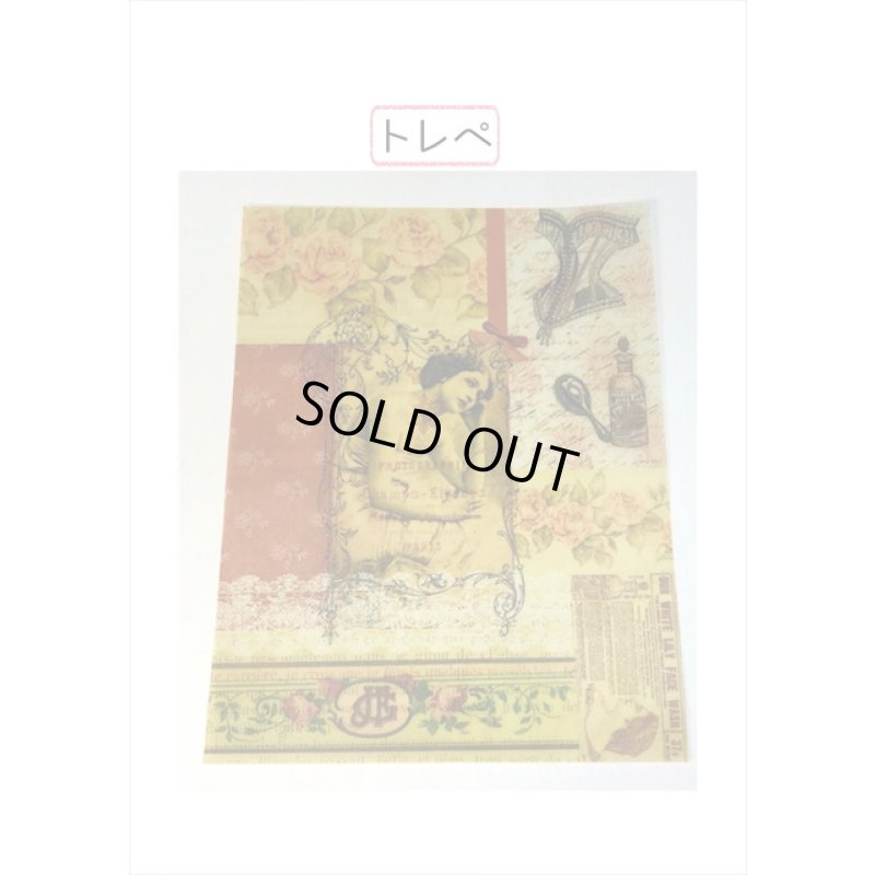 画像9: トレペ入りペーパーセット＊貴婦人＊柄違い8枚＊海外製