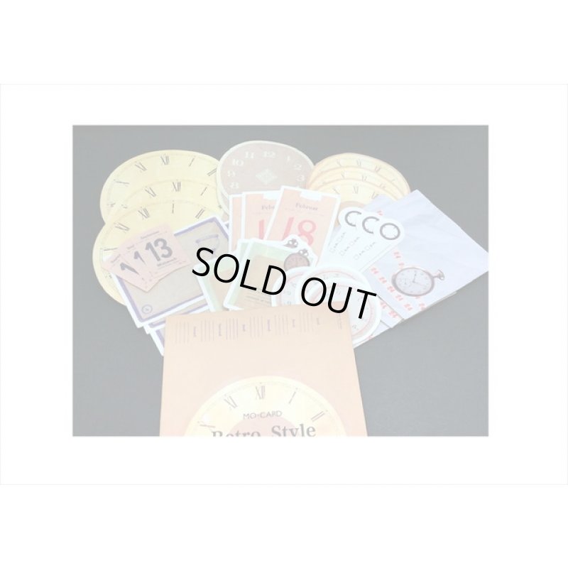 画像3: 封筒入り♪アンティーク時計＊ダイカットペーパーセット＊30枚＊海外製