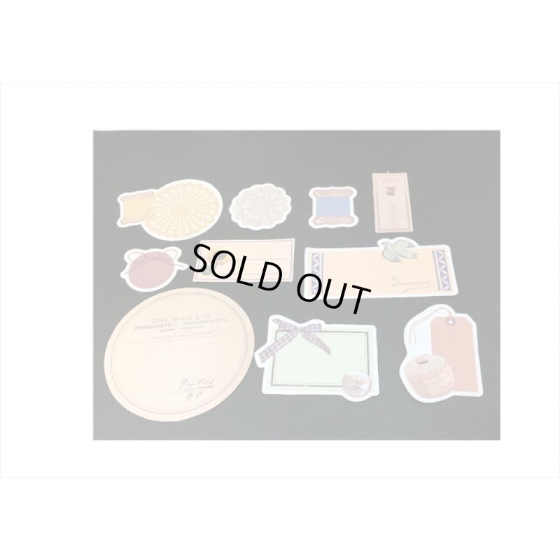 画像5: 封筒入り♪刺繍・ソーイング＊ダイカットペーパーセット＊30枚＊海外製