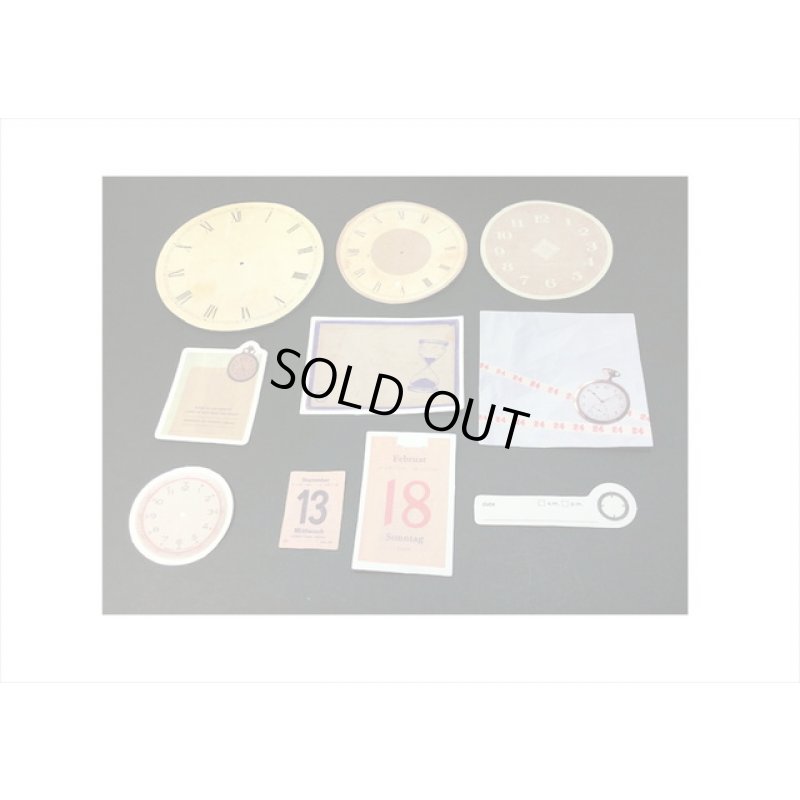画像5: 封筒入り♪アンティーク時計＊ダイカットペーパーセット＊30枚＊海外製