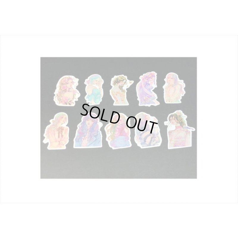 画像8: 女性💓ENO？＊人物＊シール＊耐水性あり＊柄違い50枚＊海外製