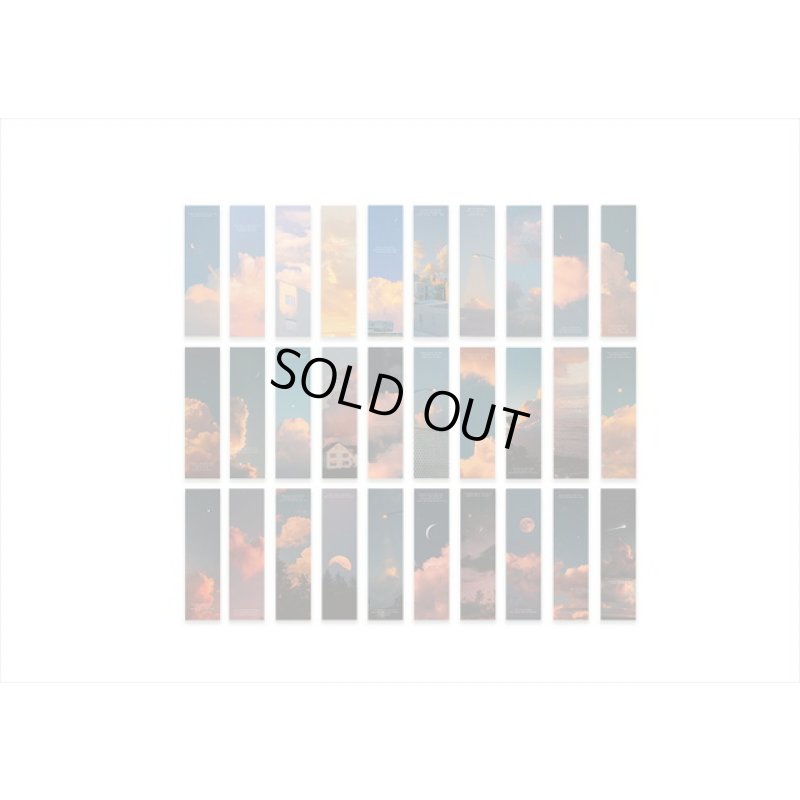 画像10: ブックマークにもなる♪夕焼けの空＊箱入り＊ペーパーセット＊30枚＊ 海外製