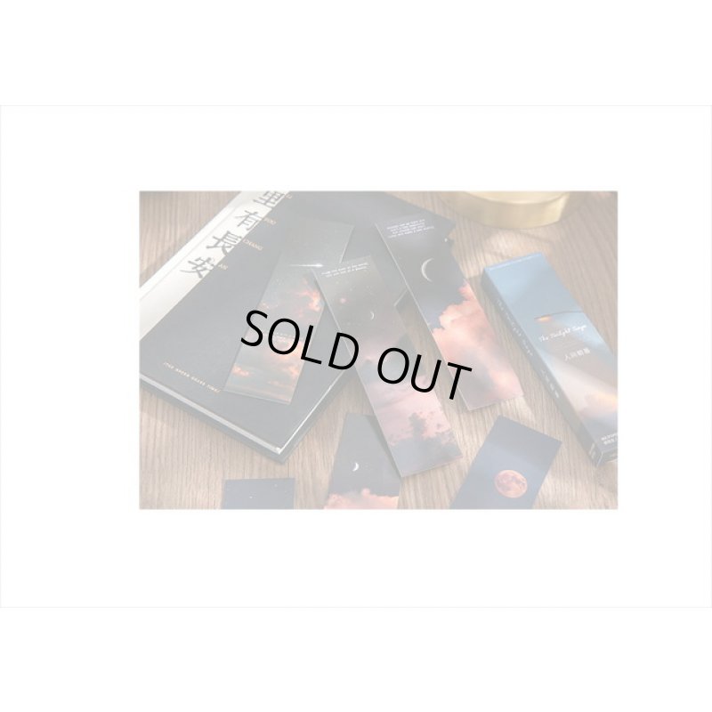 画像7: ブックマークにもなる♪夕焼けの空＊箱入り＊ペーパーセット＊30枚＊ 海外製