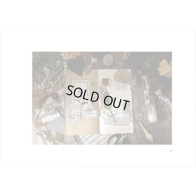 画像10: パープル＊ホテル伝票＊透明シール＊海外製