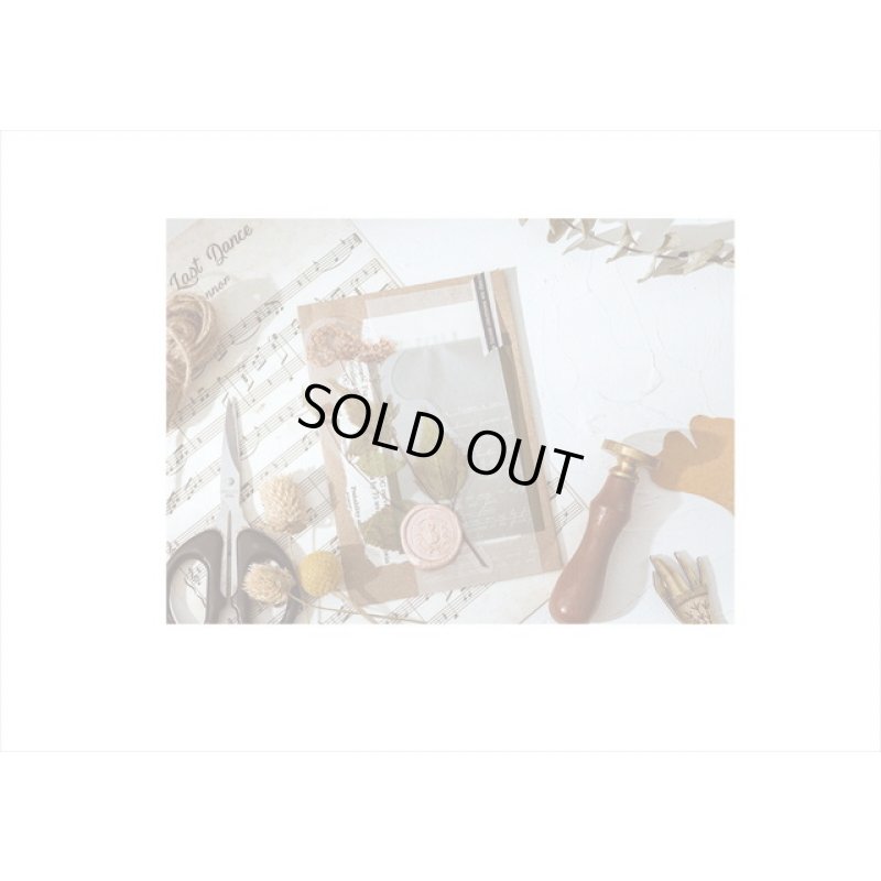 画像14: パープル＊ホテル伝票＊透明シール＊海外製