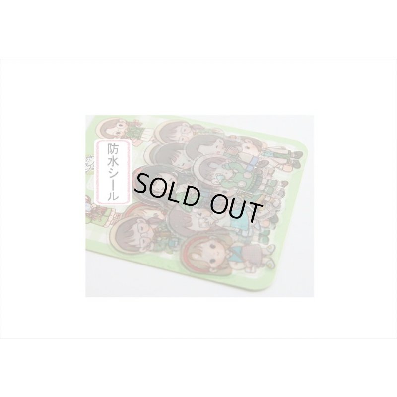 画像6: 7色の女の子＊イエロー＊防水＊PET＊ダイカットシール＊40枚＊海外製