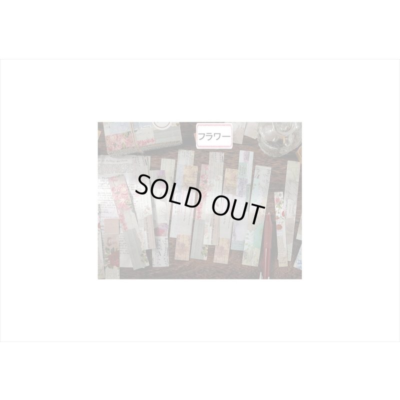 画像3: 縦長シール＊フラワー＊30枚入り＊海外製