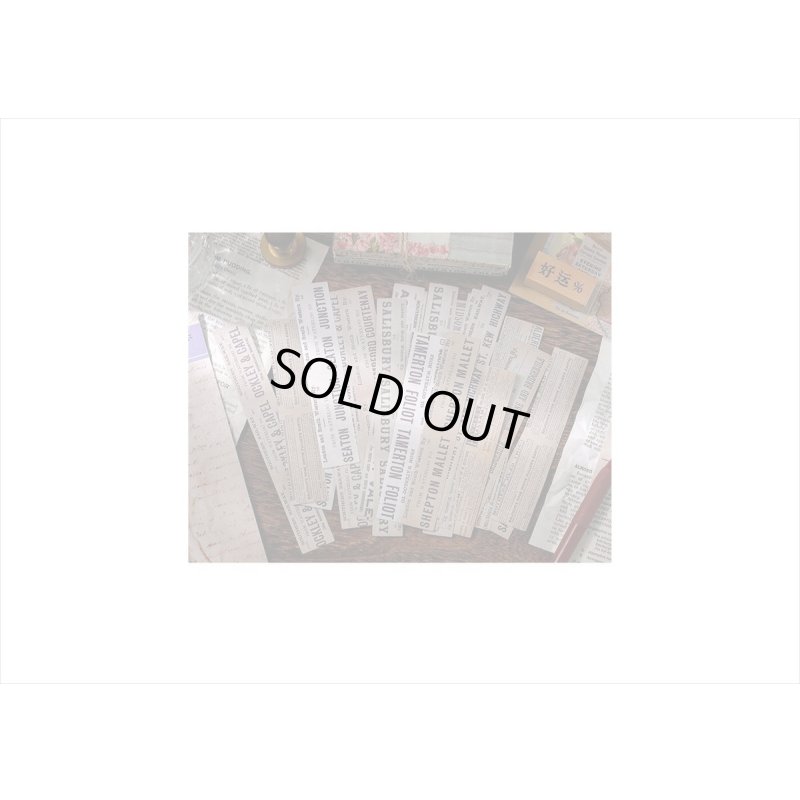 画像3: 縦長シール＊古い文書＊30枚入り＊海外製