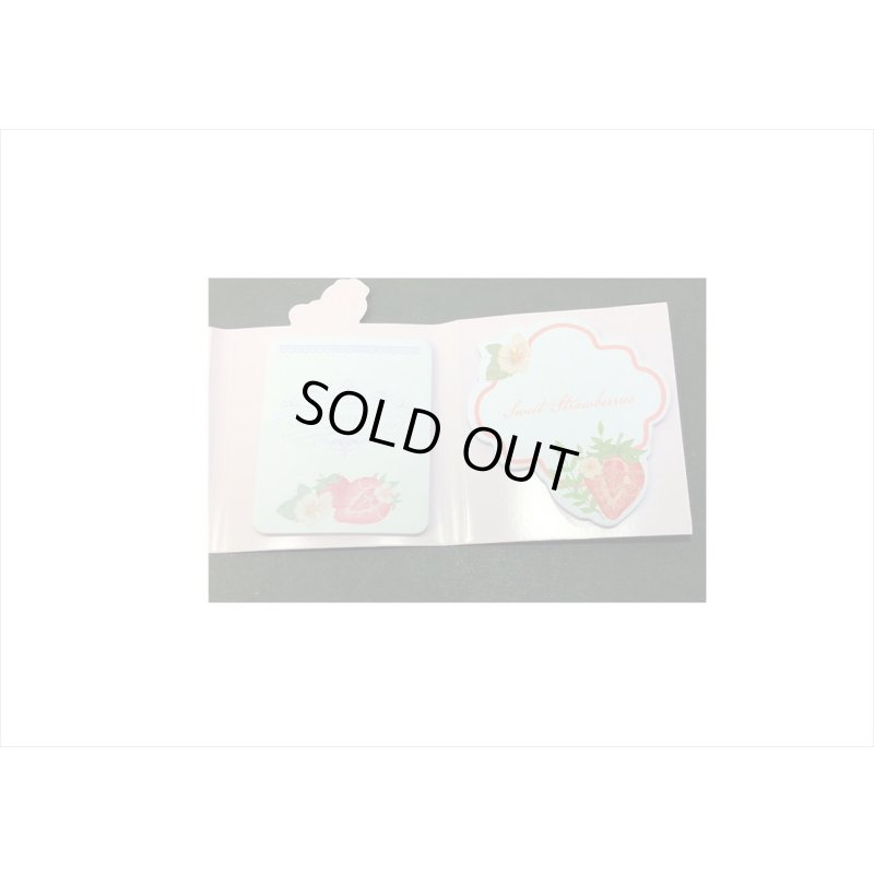 画像5: パタパタ付箋🍓苺だらけ🍓ピンク＊6種類＊120枚＊海外製