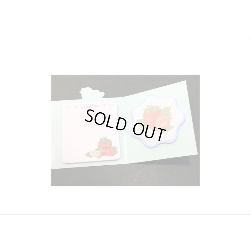 画像6: パタパタ付箋🍓苺だらけ🍓グリーン＊6種類＊120枚＊海外製