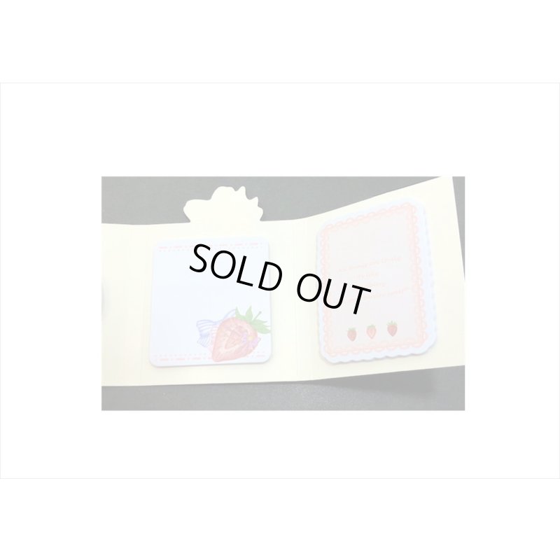 画像5: パタパタ付箋🍓苺だらけ🍓イエロー＊6種類＊120枚＊海外製