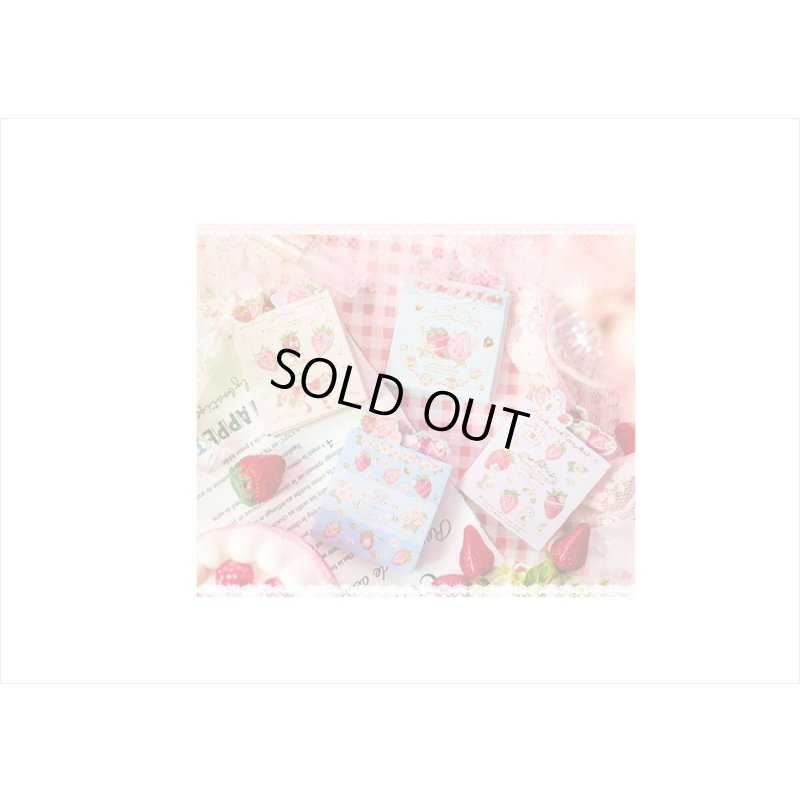 画像9: パタパタ付箋🍓苺だらけ🍓グリーン＊6種類＊120枚＊海外製