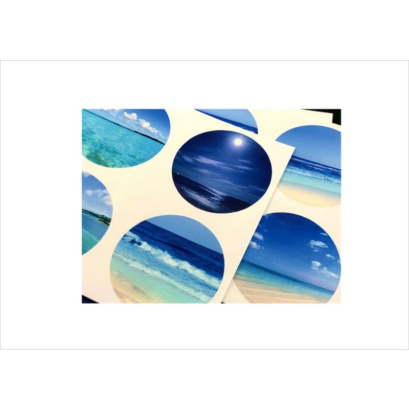 画像10: 海が好き💓ミルクキャップ型＊光沢シール＊オリジナル