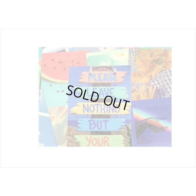 画像4: ちび＊和紙シールブック＊青のファンタジー＊50枚＊ 海外製