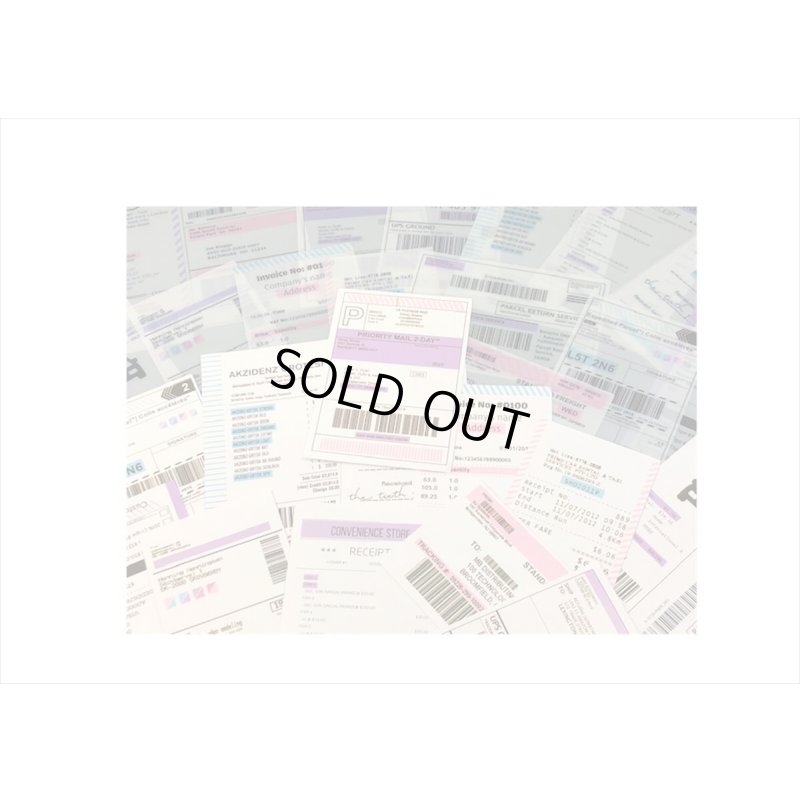 画像3: 2種のデコステッカー＊パープル＊光沢＆PET＊40枚＊海外製