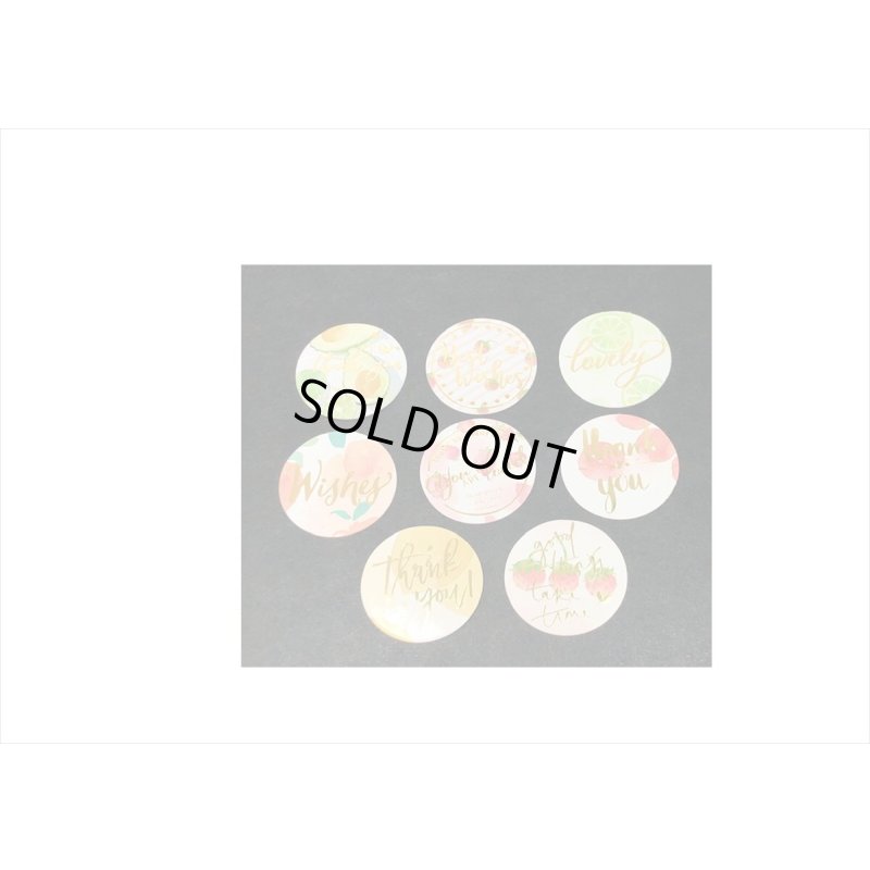 画像6: ミルクキャップ型＊いちご＊きらきらメッセージ＊46枚＊箱入り＊海外製