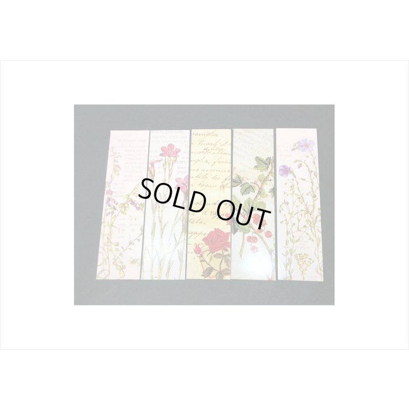 画像6: ブックマークにもなる♪フラワーミュージアム＊箱入り＊ペーパーセット＊30枚＊ 海外製
