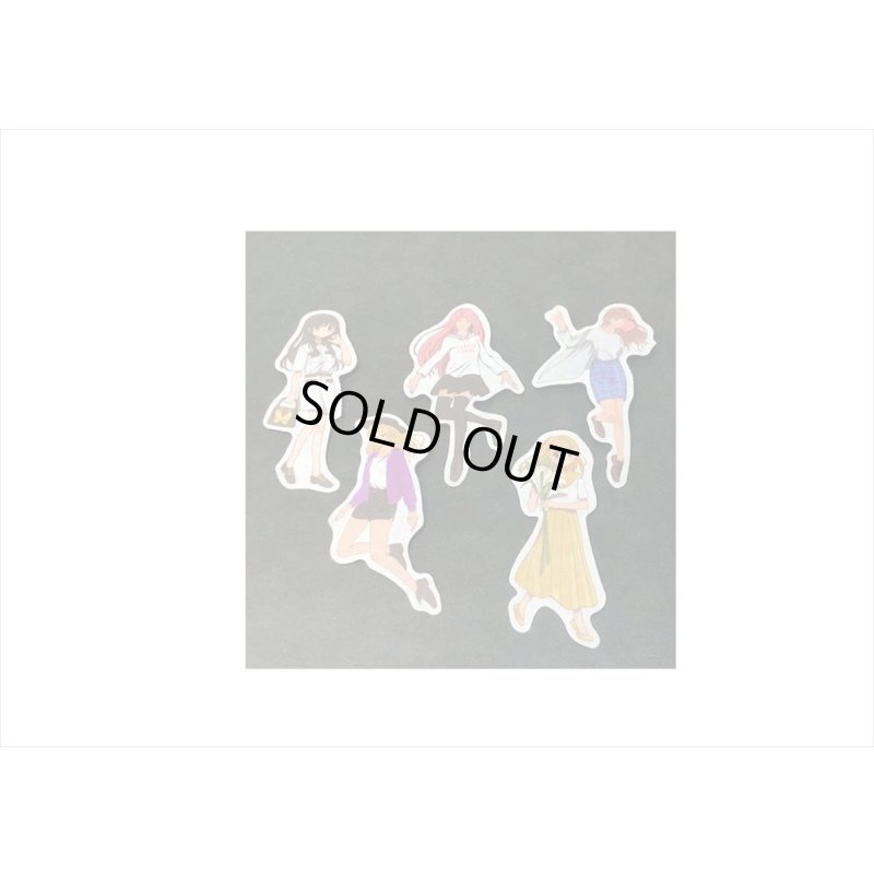 画像4: デコステッカー＊漫画少女＊女の子＊人物＊ダイカット＊和紙シール＊40枚＊海外製