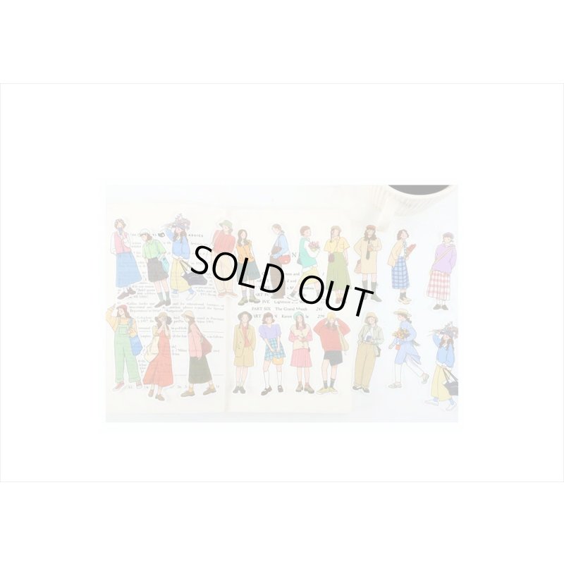 画像10: デコステッカー＊お出かけ＊女の子＊人物＊ダイカット＊和紙シール＊40枚＊海外製