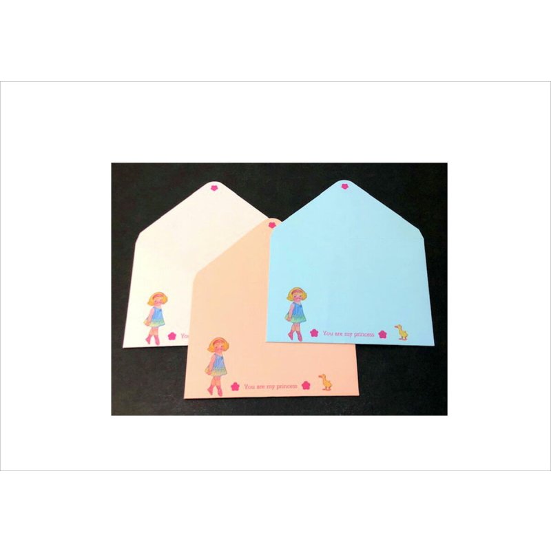 画像5: 着せ替え人形＊ミニ封筒セット＊5柄×3色＊オリジナル