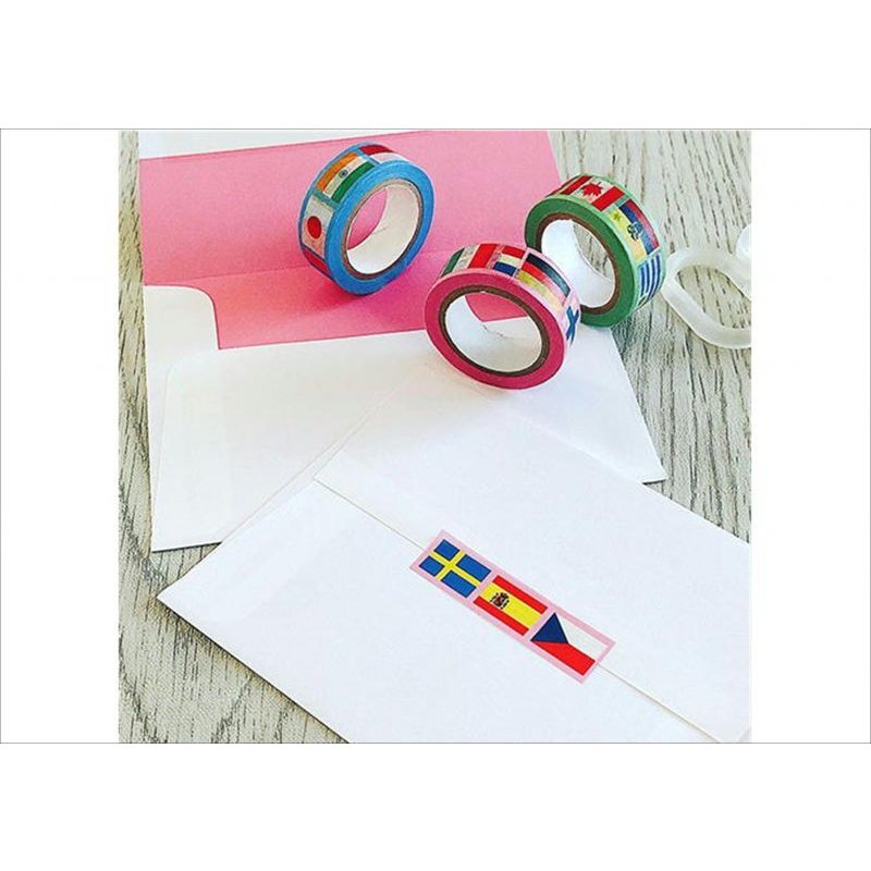 画像6: 世界の国旗　アジア　マスキングテープ