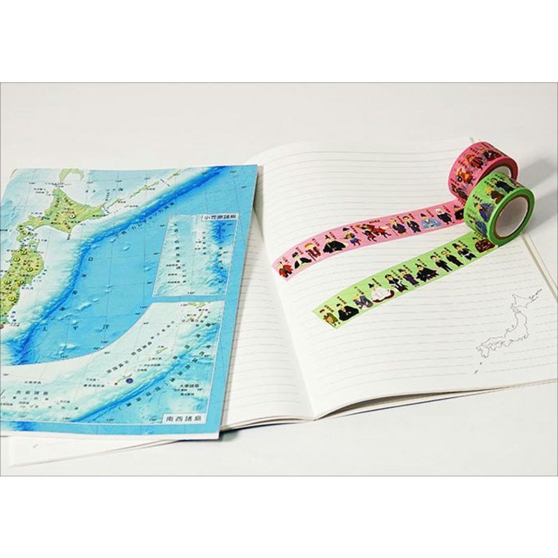 画像6: にほんの人物　西日本　マスキングテープ