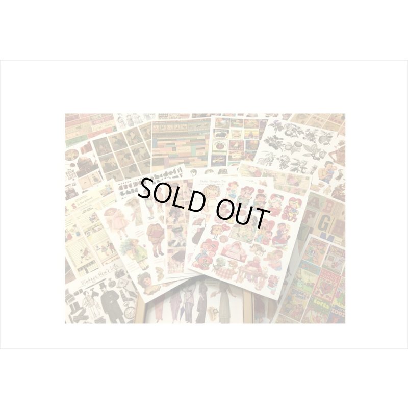 画像11: レトロな宝箱💓レトロコレクション＊＊和紙シール＊50シート❕❕海外製