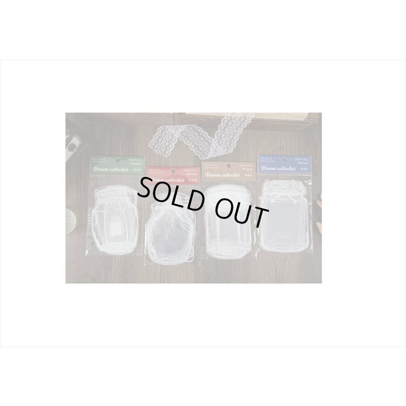 画像20: 大きい♪ガラス瓶＊透明シール＊20枚＊海外製