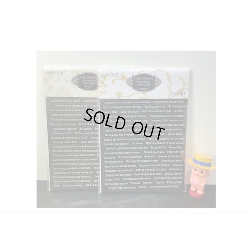 画像15: 英文だらけ♪黒と白＊8シート入り＊201＊海外製