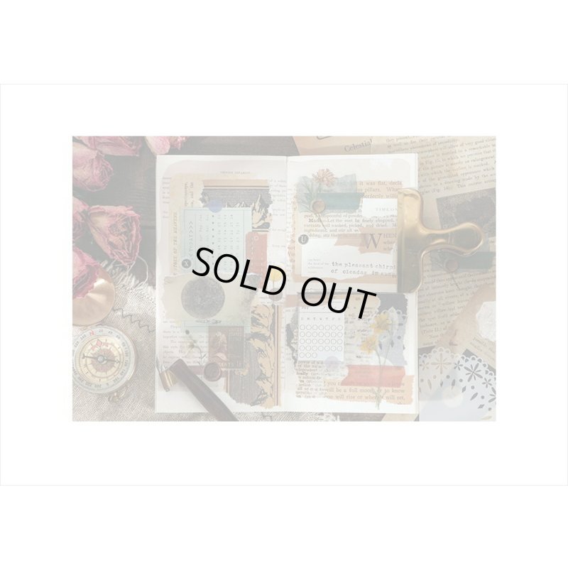 画像16: 透明シール付き＊レター＊アンティーク風ペーパーセット＊25枚＊海外製