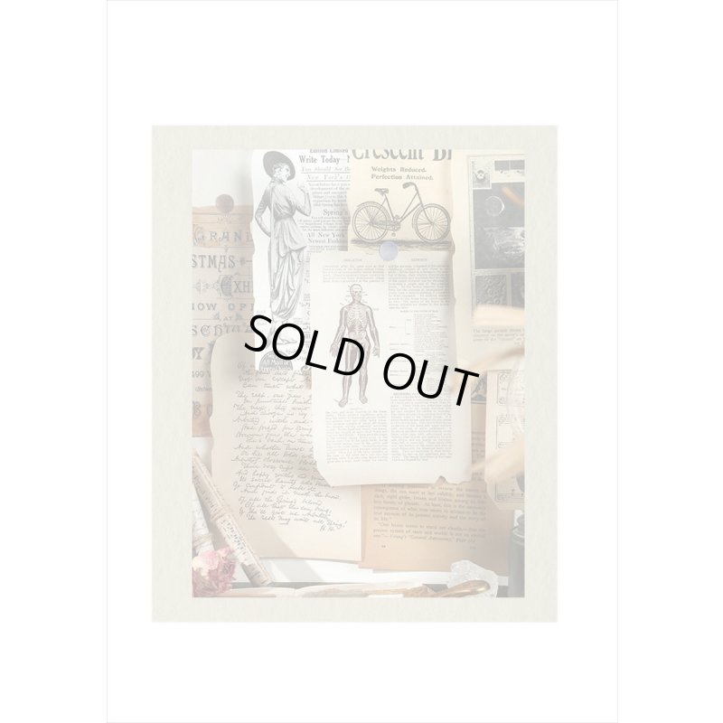 画像18: 透明シール付き＊レター＊アンティーク風ペーパーセット＊25枚＊海外製